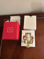 Lenox 2016 Teddy Bear Ornament Slip N Slide Ice Skating Christmas Annual NEW4