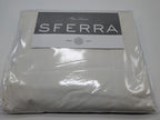 Sferra Celeste Ivory King Sheet Set 4PC 100% Cotton Percale 406TC Soft Italy NEW11