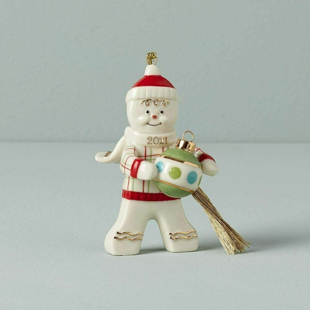 Lenox 2021 Gingerbread Man Ornament Figurine Annual Trimming Tree Christmas NEW2