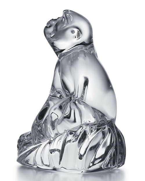 Baccarat Crystal Zodiac Monkey Figurine 2016 Chinese Paperweight Gift France NEW1