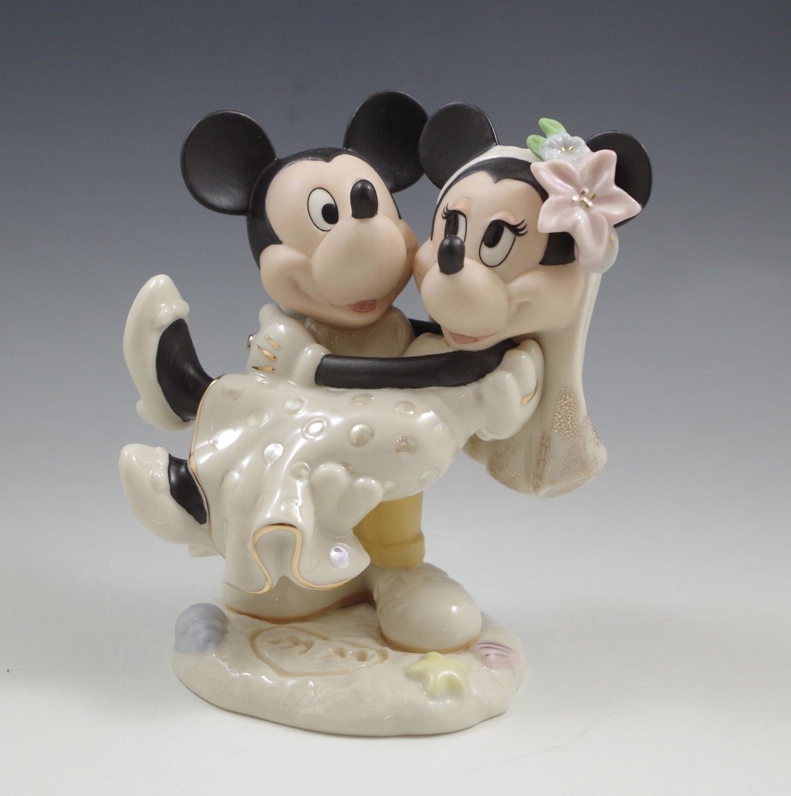 Lenox Disney Minnie's Dream Beach Wedding Figurine Cake Topper Mickey Mouse NEW4