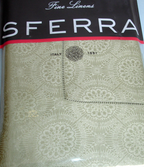 Sferra Sarto Green Boudoir Sham 100% Egyptian Cotton Sateen Jacquard Italy NEW0