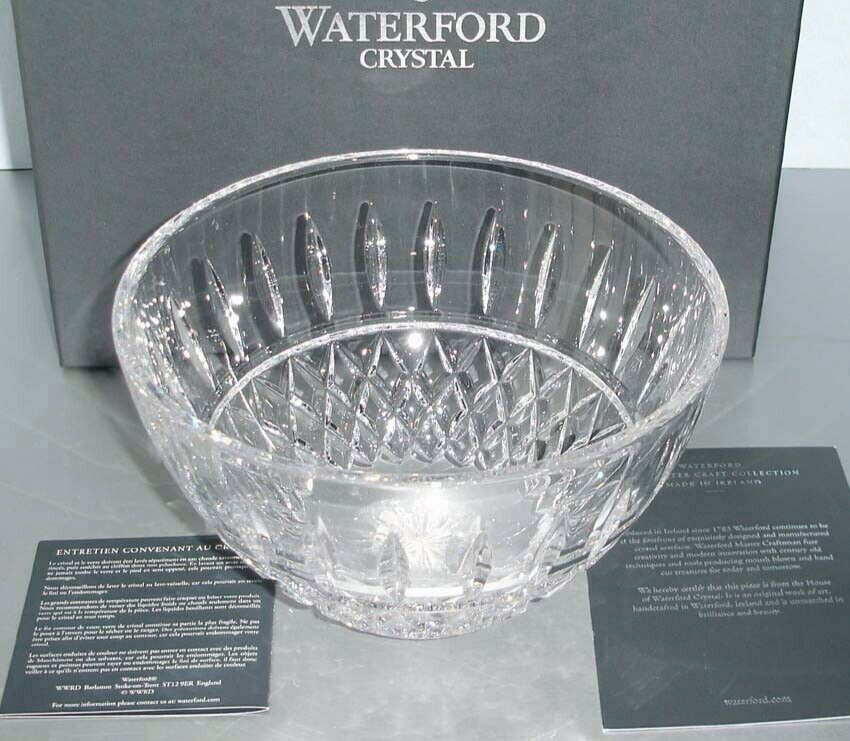 Waterford Crystal Tramore 8" Bowl Master Craft #40035131 Ireland Gift NEW IN BOX1