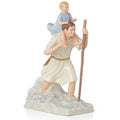 Lenox St Christopher Carrying Baby Jesus Figurine Patron Saint of Travelers NEW0