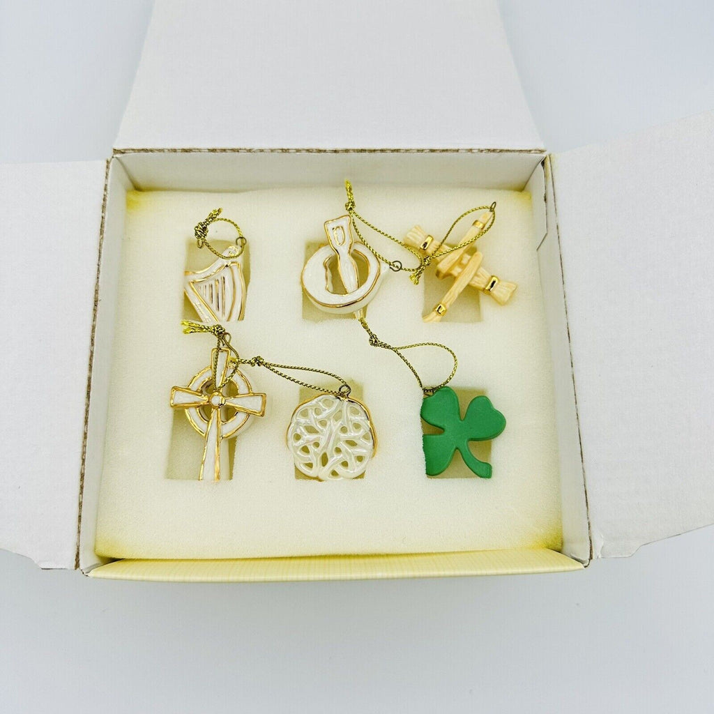 Lenox Luck Of The Irish Miniature Tree & 12 Ornaments Set St Patrick's Day NEW3