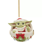 Lenox Disney Grogu In Pram Ornament Figurine Mandalorian Star Wars Christmas NEW2
