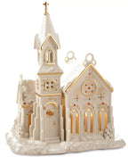 Lenox  Mistletoe Park Lighted Church Figurine Village Treasures Christmas NEW8