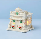 Lenox Mistletoe Park Lighted Flower Shop Figurine Village Treasure Christmas NEW0