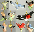 Lenox Garden Birds 10 Miniature Ornaments with Tree Blue Jay Robin Cardinal NEW4