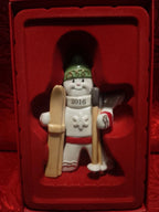Lenox 2016 Gingerbread Man Ornament Figurine Downhill Ski Delight Christmas NEW6