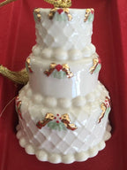 Lenox 2014 Wedding Cake Ornament Our 1st First Christmas Together Gift NEW7