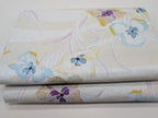 Yves Delorme Ondee King Duvet Multi Floral Print Cotton Percale Reversible NEW17
