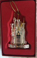 Lenox Disney 2021 Princess Cinderella's Castle Ornament Silver Christmas NEW4