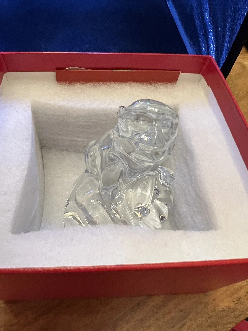 Baccarat Crystal Zodiac Monkey Figurine 2016 Chinese Paperweight Gift France NEW12