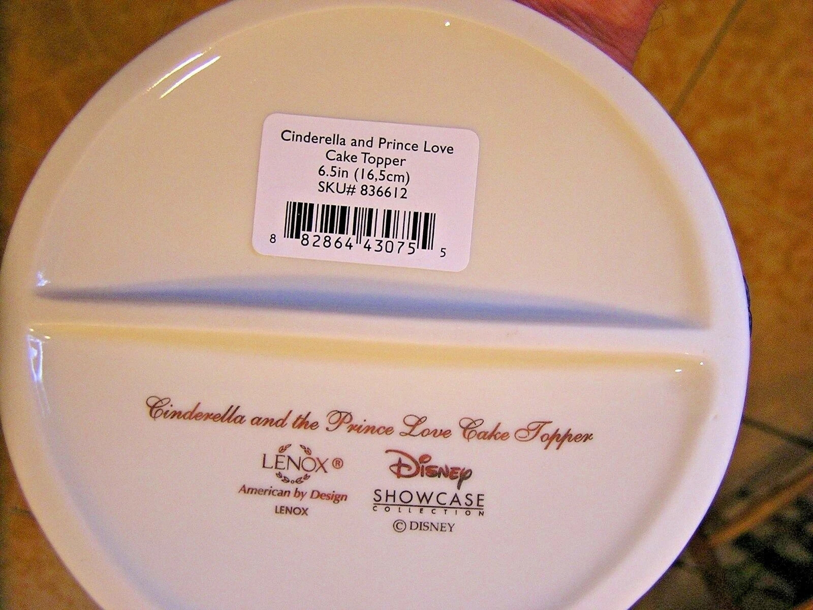 Lenox Disney Cinderella Prince Charming Figurine Wedding Cake Topper Love NEW4