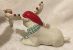 Lenox 2018 Moose Figurine Ornament Annual Marcel's Christmas Stocking Teddy NEW4