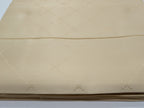Sferra Colette Gold Queen Flat Sheet Lattice Egyptian Cotton 1020TC Italy NEW11
