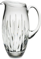 Reed & Barton Crystal Soho Pitcher 9.5" Clear Tapered Vertical Cut 1.5Qt. NEW0