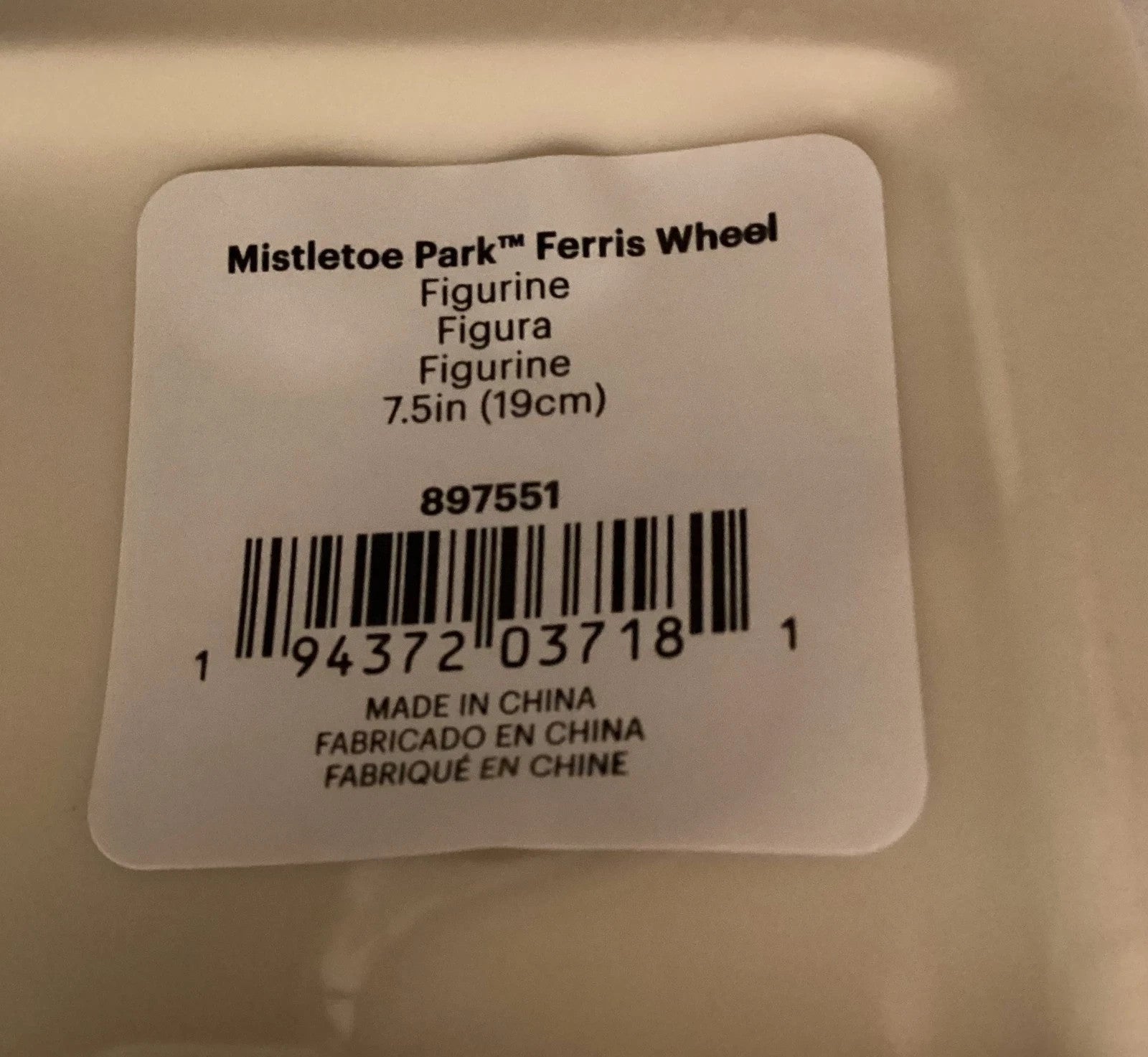 Lenox Mistletoe Park Ferris Wheel Figurine Village Traditions Christmas 2025 NEW10
