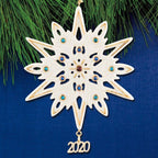 Lenox 2020 Gemmed Snowflake Ornament Annual Multicolored Crystals Christmas NEW0