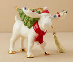 Lenox 2024 Marcel Moose Figurine Ornament Annual Carrying Christmas Tree NEW1