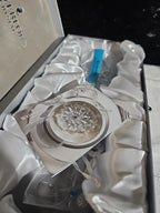 Waterford Crystal Snowflake Wishes Happiness Flute 2018 8th #154695 NEW IN BOX4