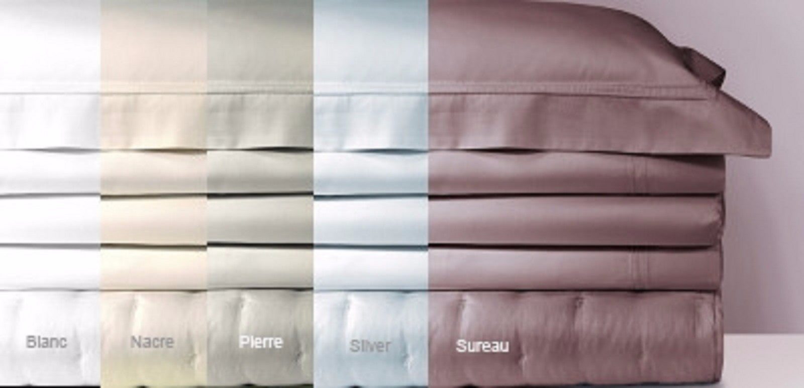 Yves Delorme Triomphe Taupe King Shams Sureau Egyptian Cotton Sateen France NEW5