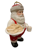 Lenox 2017 Santa Figurine Ornament Annual Cookies For Claus Cocoa Christmas NEW2