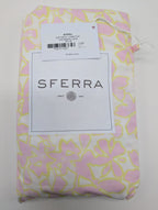 Sferra Prato Euro Continental Shams 2 Pink Yellow Carnation Cotton Percale Print1