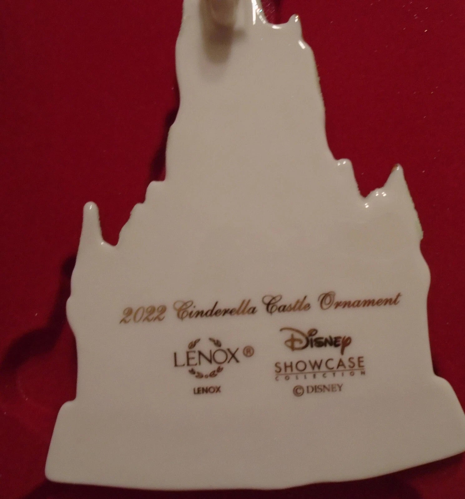Lenox Disney 2022 Princess Cinderella's Castle Ornament Porcelain Christmas NEW7