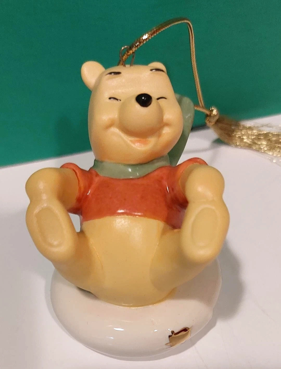 Lenox Disney Winnie The Pooh Ornament Tube Sledding Fun With Pooh 2016 Gift NEW4