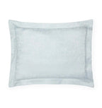 Sferra Graticcio Aquamarine King Duvet Set 3PC Cotton Sateen Jacquard Italy NEW3