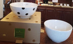 Kate Spade NY Large Mixing Bowl Set 2PC  All In Good Taste Deco Dot Lenox NEW13