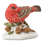 Lenox 2016 Christmas Strawberry Figurine Finch Garden Bird  Annual Pinecones NEW0