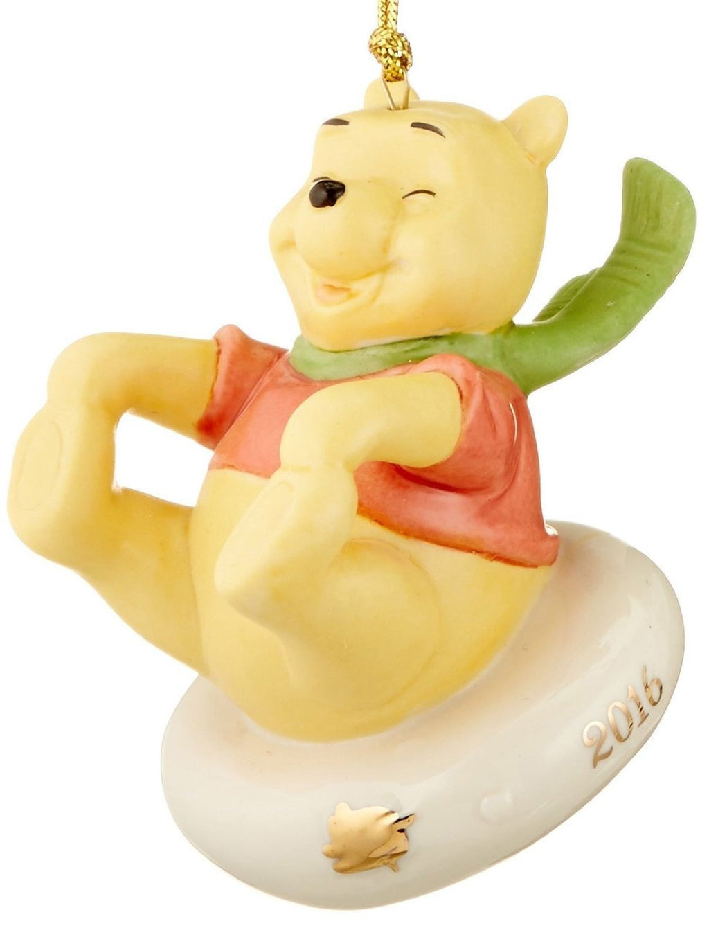 Lenox Disney Winnie The Pooh Ornament Tube Sledding Fun With Pooh 2016 Gift NEW14