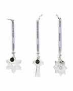 Waterford Crystal Ornament Set Cross Snowflake Star Christmas 4003444 NEW IN BOX3