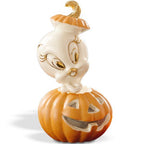 Lenox Halloween Tweety Bird Pumpkin Figurine Jack O Lantern Looney Tunes COA NEW0