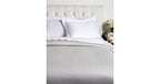 Sferra Illura Grey Standard Sham Chevron Print 100% Cotton Jacquard Italy NEW8