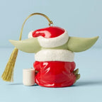 Lenox Disney Grogu Ornament Figurine Eating Cookie Star Wars  Christmas NEW7