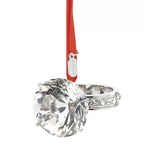 Lenox 2024 Engagement Ring Ornament Wedding Proposal Crystal Christmas Gift NEW0