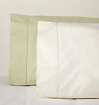 Sferra Isabella Ivory King Pillowcases Solid 100% Cotton Percale 500TC Italy NEW3