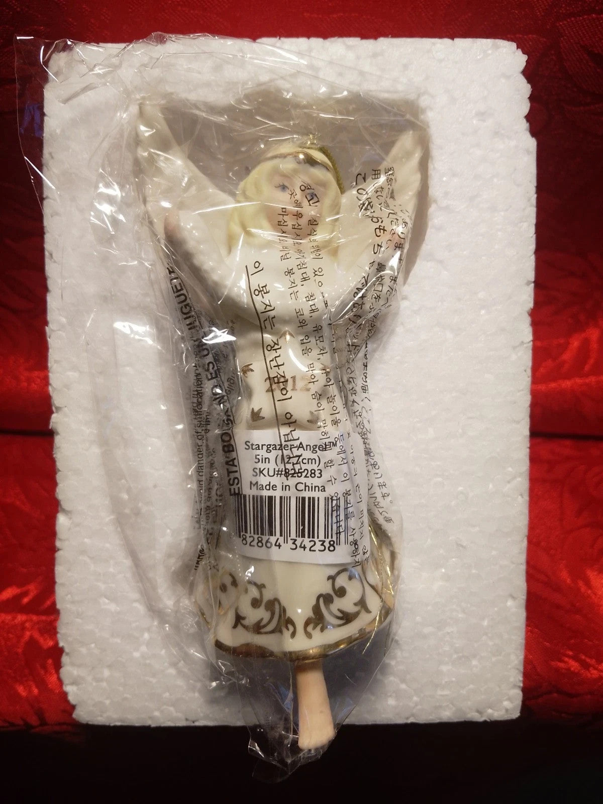 Lenox 2012 Angel Stargazer Figurine Ornament Annual Blonde Star Christmas NEW8