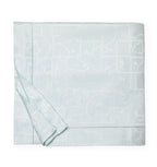 Sferra Graticcio Aquamarine King Duvet Set 3PC Cotton Sateen Jacquard Italy NEW8