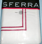 Sferra Grande Hotel King Duvet Set 4PC  Berry Egyptian Cotton Percale Italy NEW8