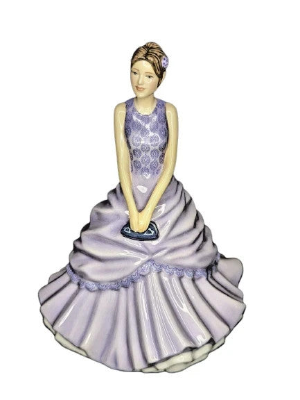 Royal Doulton AVA PURPLE DRESS Petite Figurine of 2020 # HN 5924 New In Box4