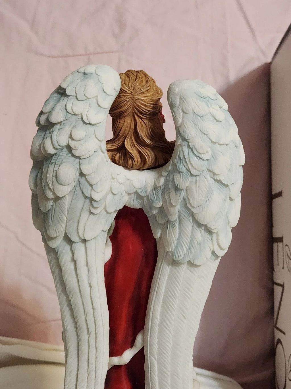 Lenox 2019 Anna Angel of Glory Pencil Figurine Christmas Plaid Ribbon COA LE NEW8