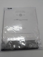 Sferra Giotto Gray Standard Pillowcases Flint Pair Solid Cotton Sateen Italy NEW3