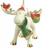 Lenox 2019 Marcel Moose Figurine Ornament Annual Under The Mistletoe Bird NEW0