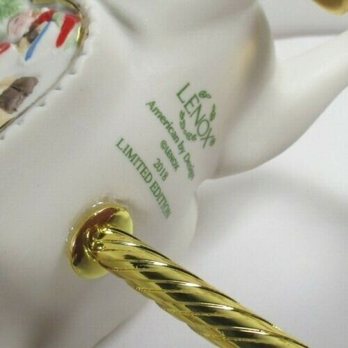 Lenox 2018 Carousel Horse Figurine Santa's Fudge Shop Christmas Elf Jockey NEW5