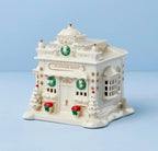 Lenox Mistletoe Park Lighted Flower Shop Figurine Village Treasure Christmas NEW1